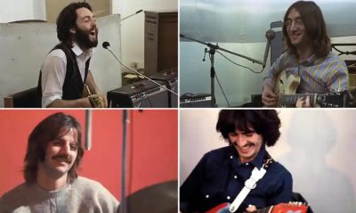 The Beatles Get Back all the band smiling and happy
