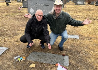 Kerouac's gravesite Lowell 100th birthday celebrations